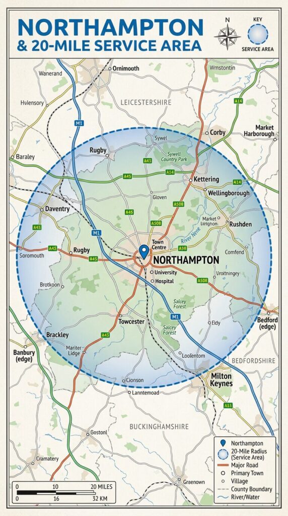 Birmingham Mobile Mechanic map